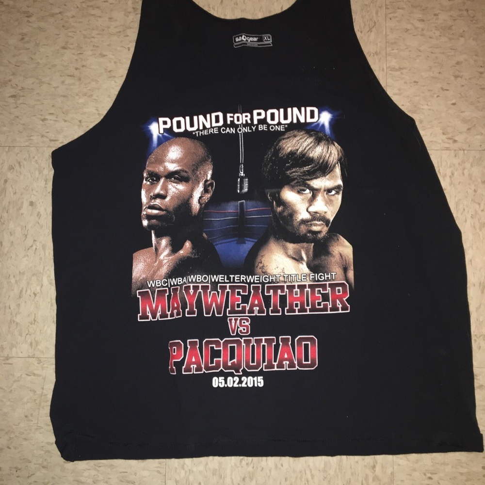 Mayweather Pacquiao Fight Promo Tank